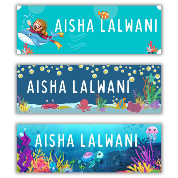 Waterproof Name Stickers