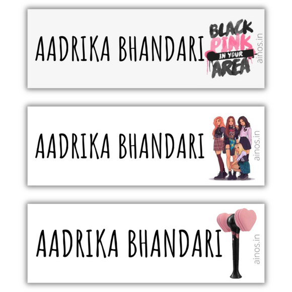 Blackpink Name Stickers