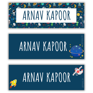 Space Name Stickers