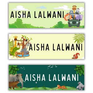 Zoo Name Stickers