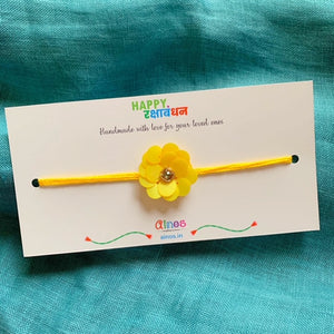 Yellow Flower Rakhi