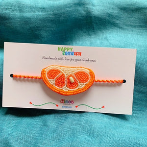 Orange Rakhi