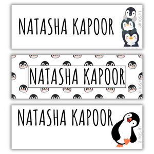 Penguin Name Stickers