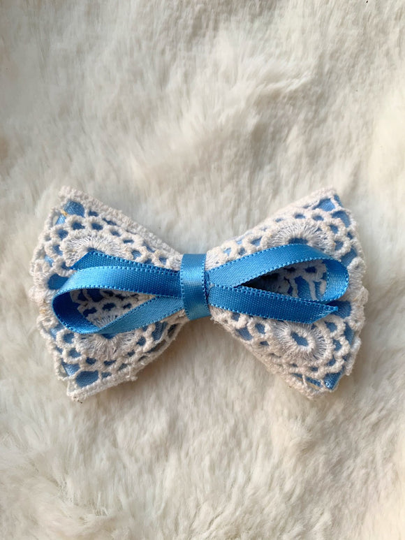 Blue Netty Bow