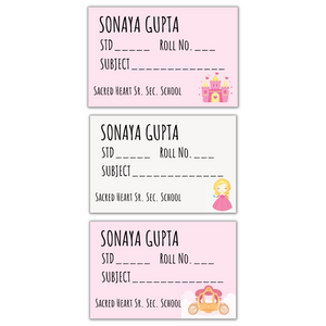 Princess Book Labels