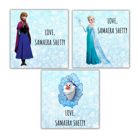 Frozen Gift Stickers