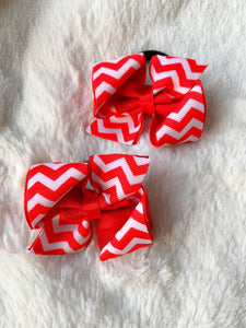 Red Amelia Hair Ties