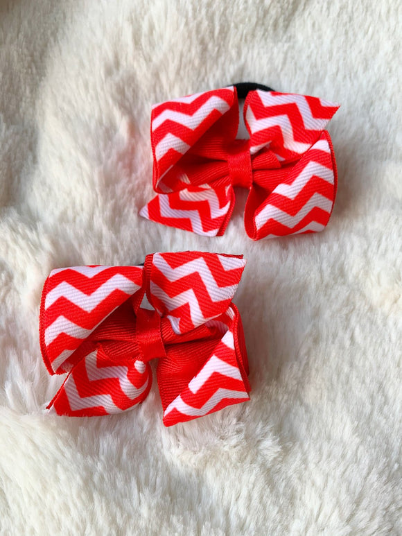 Red Amelia Hair Ties