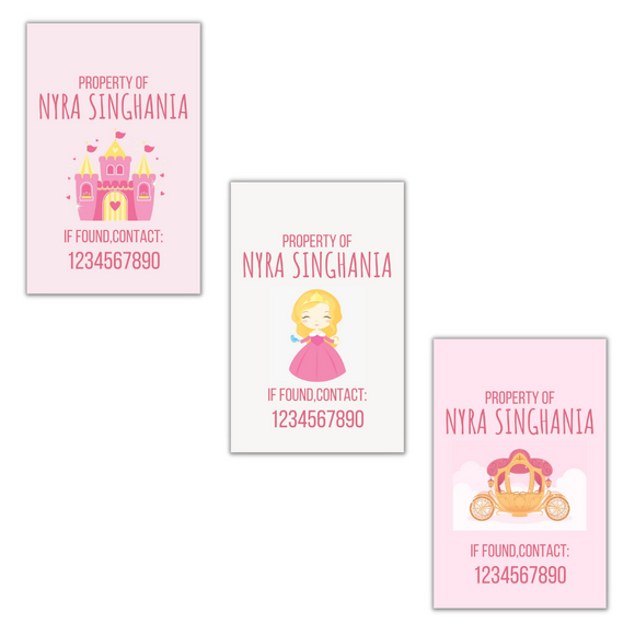 Princess Bag Tags