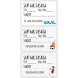 Football Book Labels