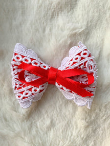 Red Netty Bow