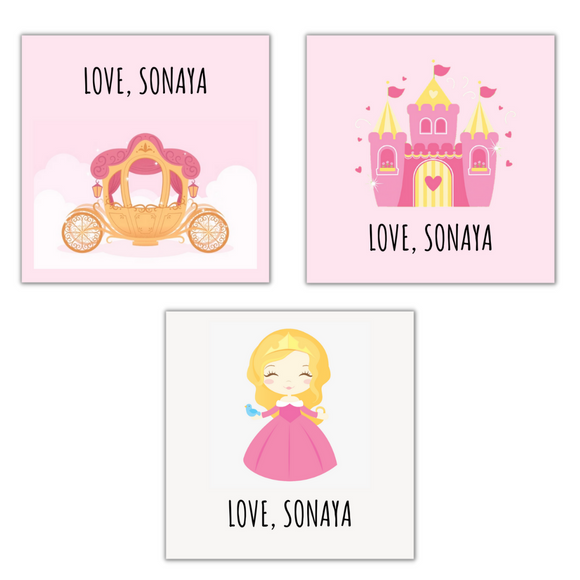 Princess Gift Stickers