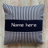 Blue Stripes Cushion Cover