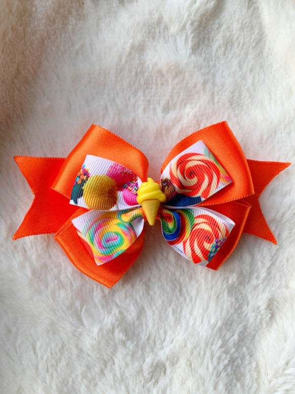 Orange Candy Bow