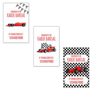 Formula One Bag Tags