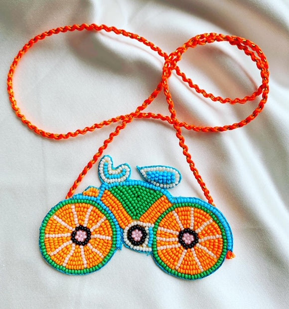 Multicolored Cycle Necklace