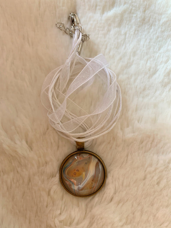 Sea and Sand Pendant Necklace