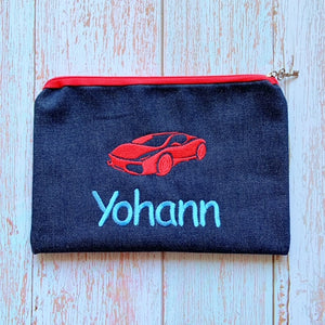 Car Pencil Pouch