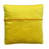 Yellow Flora Cushion Cover