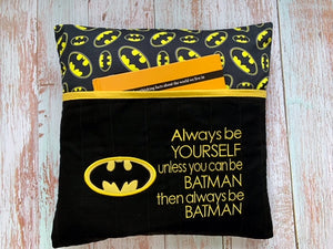 Batman Book Pocket Reading Pillow