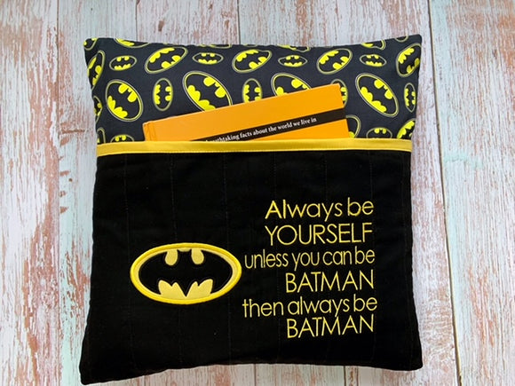 Batman Book Pocket Reading Pillow