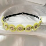 Pastel Yellow Motif Hairband