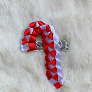 Christmas Candy Cane Bow