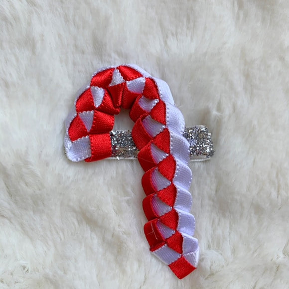 Christmas Candy Cane Bow