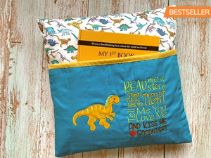 Dinosaurs Book Pocket Reading Pillow